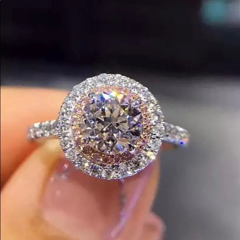 Cubic Zirconia Round Ring